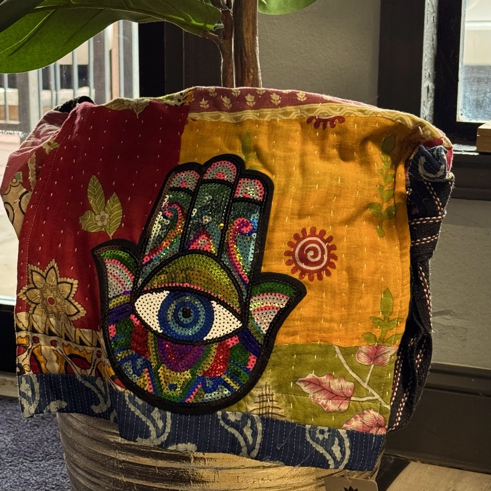 Beautiful Kantha Messenger bag
